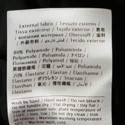 Pre Owned Valentino Black Pleated Nylon Maxi Skirt L