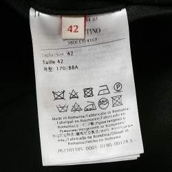 Valentino Black Wool Double Breasted Blazer M