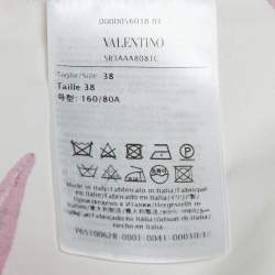 Pre Owned Valentino White Star Fish Print Cotton Shirts and Shorts Set S