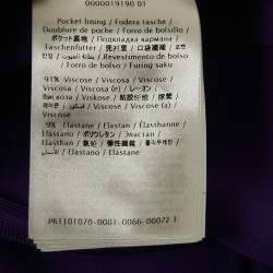 Pre Owned Valentino Purple Silk Cape Mini Dress S