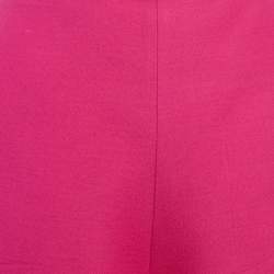Valentino Pink Silk and Wool Blend Top and Shorts Set S/M