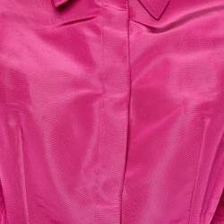 Valentino Pink Taffeta Corset Style Shirt XS
