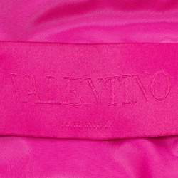 Valentino Pink Taffeta Corset Style Shirt XS