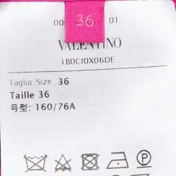 Valentino Pink Taffeta Corset Style Shirt XS