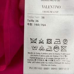 Valentino Pink Silk Sheer Sleeveless Top XS