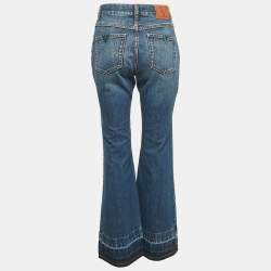 Valentino Blue Denim Flared Jeans M Waist 29"