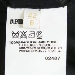 Valentino Black Wool Tailored Suit M