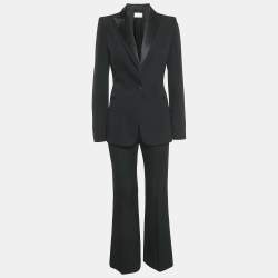 Valentino Black Wool Tailored Suit M