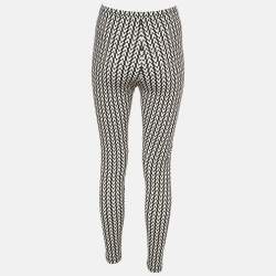 Valentino Monochrome V-Logo Jersey Leggings M
