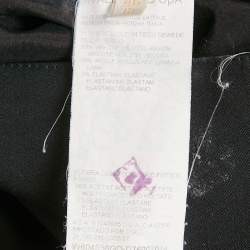 Valentino Black Wool Blend Midi Skirt L