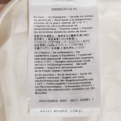 Valentino White/Pink Metallic Tweed Mini Dress S