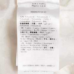 Valentino White/Pink Metallic Tweed Mini Dress S