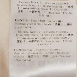 Pre Owned Valentino Cream Silk Asymmetric Long Dress M