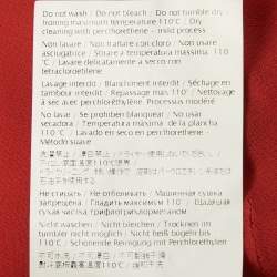 Pre Owned Valentino Red Silk Long Sleeve Jumpsuit L