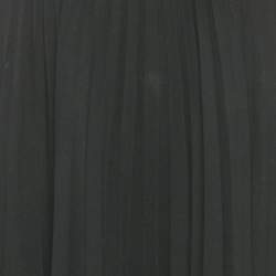Valentino Black Crepe Pleated Midi Skirt M
