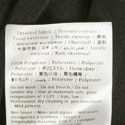 Valentino Black Crepe Pleated Midi Skirt M
