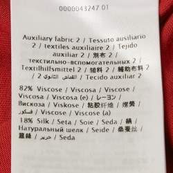 Valentino Red Cotton Butterfly Appliqued T-Shirt S 