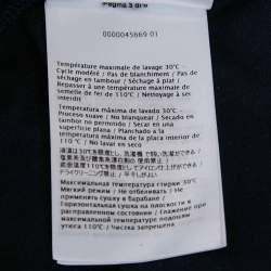 Pre Owned Valentino Navy Blue VLogo Cotton T-Shirt S