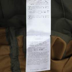 Valentino Khaki Cotton Sequin Embellished Jacket S