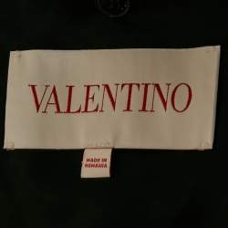 Pre Owned Valentino Black Silk Blend Single Breasted Blazer M