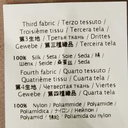 Pre Owned Valentino Beige Silk Pleated Short Dress M