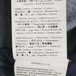 مملوكة مسبقًا فستان فالنتينو جينز أزرق تفاصيل V شيفت قصير مقاس صغير