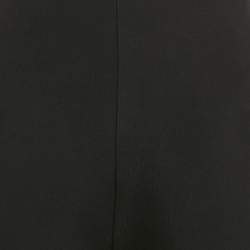 Pre Owned Valentino Black Wool Blend Top and Shorts Set S