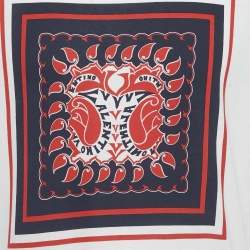 Pre Owned Valentino White Archive Manifesto Bandana Print Crew Neck T-Shirt L