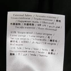 Pre Owned Valentino Black Crepe Keyhole Neck Detail Mini Dress S