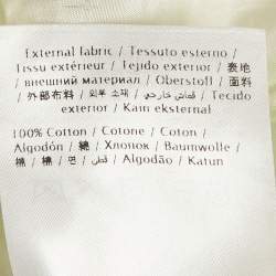 Pre Owned Valentino Multicolor Floral Print Cotton Wide Leg Trousers M