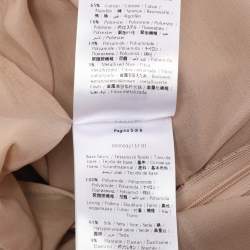 Pre Owned Valentino Multicolor Embroidered Knit Midi Dress M