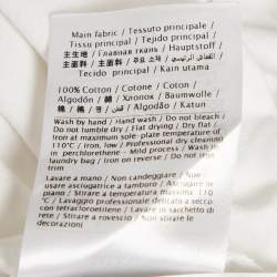 Pre Owned Valentino Garavani White Rockstud Jersey Crewneck T-Shirt S