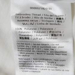 مملوكة مسبقًا Valentino White Butterfly Applique Jersey T-Shirt S