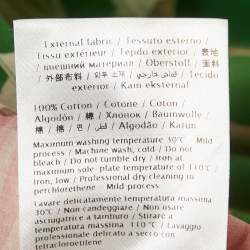 Pre Owned Valentino Green Floral Print Cotton Oversized Shirt S