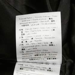 مملوكة مسبقًا Valentino White Floral Jacquard Pencil Skirt S