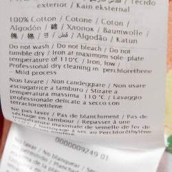 Pre Owned Valentino Multicolor Zig-Zag Cotton Flared Maxi Dress S