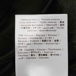 Pre Owned Valentino Gold Sequin Jersey Long Sleeve Mini Dress XL