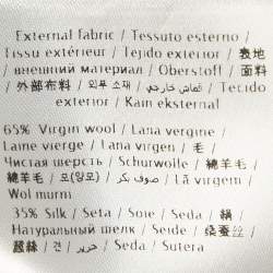 Pre Owned Valentino Brown Leopard Print Wool Blend Shorts M