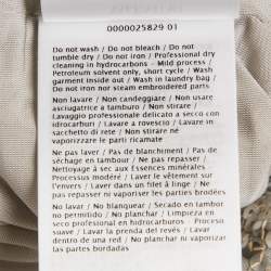 مملوكة مسبقًا Valentino Grey/Silver Sequin Embellished Jersey Bodysuit M