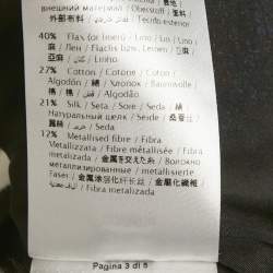 Pre Owned تنورة فالنتينو أزرق أزهار جاكار بقصة ضيقة مقاس متوسط