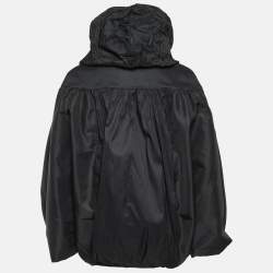 مملوكة مسبقًا جاكيت فالنتينو أكمام بات شعار V مفكك أسود صغير