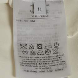 Pre Owned Valentino Off-White Crepe Cape and Pants Set S