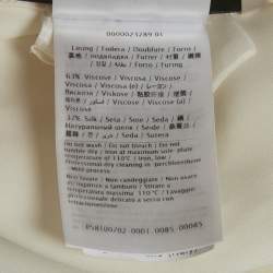 Pre Owned Valentino Off-White Crepe Cape and Pants Set S