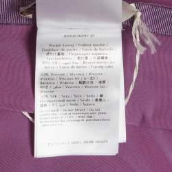 Pre Owned Valentino Purple Cotton Blend Flared Maxi Skirt XS