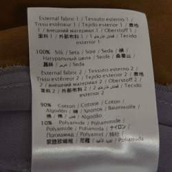 Pre Owned تنورة ميني فالنتينو بطيات كريب متعددة الألوان مقاس صغير ( سمول )