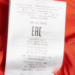 Pre Owned Valentino Black Nylon Bomber Jacket S