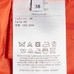 Pre Owned Valentino Black Nylon Bomber Jacket S