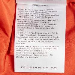 Pre Owned Valentino Black Nylon Bomber Jacket S