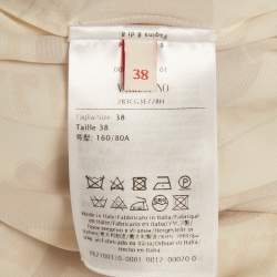 Pre Owned Valentino Geometric Print Silk Beach Cover Up S