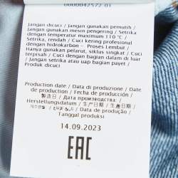 مملوكة مسبقًا جينز فالتنينو دنيم أزرق مزين بالترتر مقاس الخصر 30 بوصة